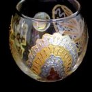 Sea Shell Shimmer - Hand Painted - 5 oz Votive w candle