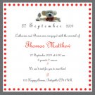 10 New Arrival Announcements and Christening Invitations with matching FREE Thank-You Cards