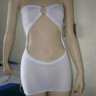 White Open Front Dress Exotic Dancer