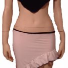 Sexy White Ruffle Skirt Set Exotic Dancer