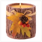 Round Bark Candle