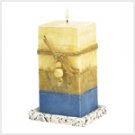 Multi-layered Stone Candle