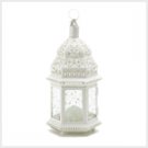 White Moroccan Lantern