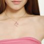 GoldFish Angelfish Pink Sapphire Sea Animal Necklace