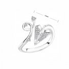 Love Cupid Arrow Aeroplan alike Fashion Diamond Ring