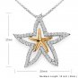 STARFISH Romantic Diamond Necklace Party Disco Gift