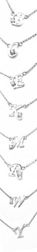 Personalized DIY Diamond Name Pendant NECKLACE gift