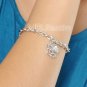 LOver ROSE Flower Bracelet Platinum Plated 925 Silver
