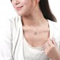 0.13 Ct Heart White Gold Diamond Necklace Lover gift