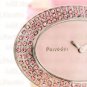 Baby Pink Babydoll Retro Crystal Genuine Leather Watch