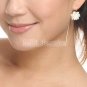 925 Silver Romantic Floral Party Wedding Retro Earring