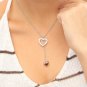 Love Heart 2 Styles Heart Wedding Gift Jewelry NECKLACE