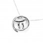 Gemini Horoscope Zodiac Birthday gift Silver Necklace