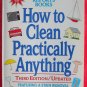 Consumer Reports Book How to clean practically anything ISBN 089043753X