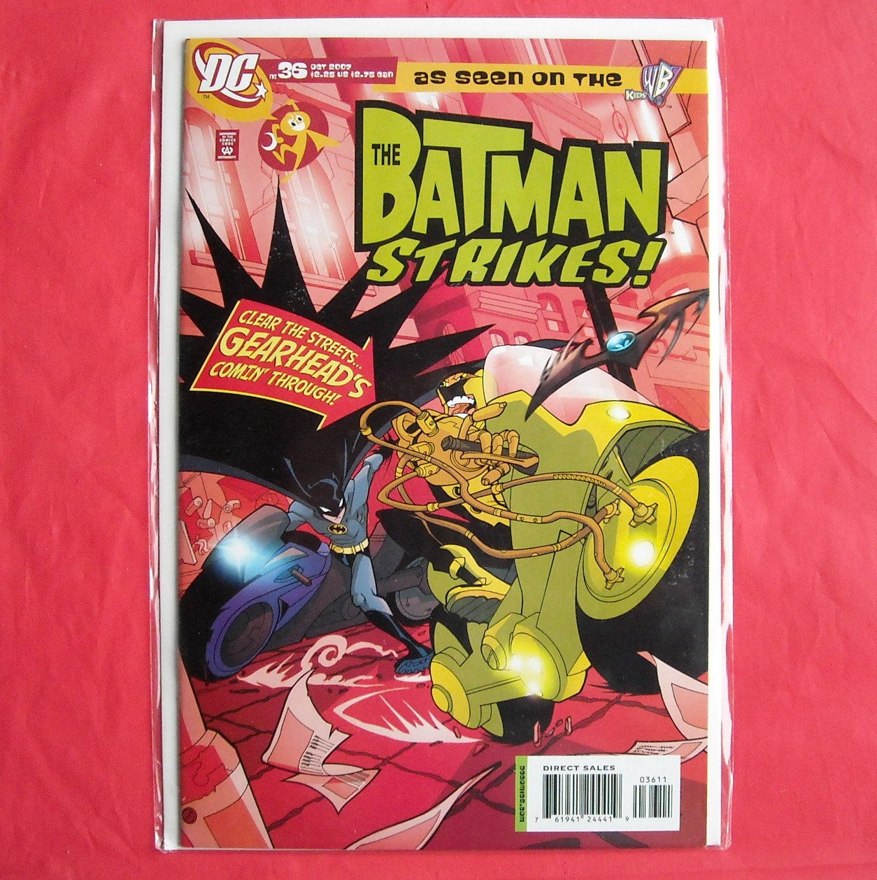 The Batman Strikes # 36 Clear The Streets Gearheads DC Comics 2007