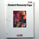Standard Manuscript Paper