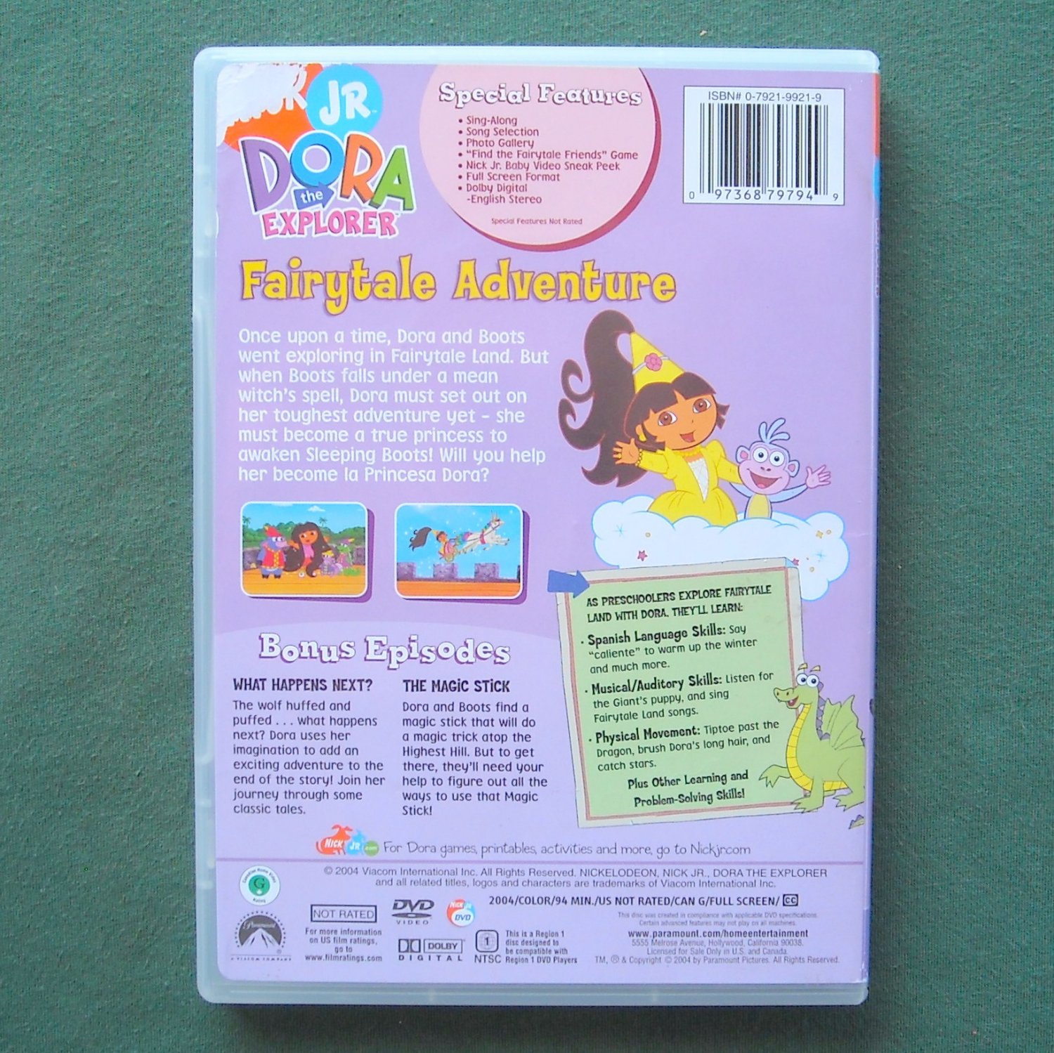 Nick Jr. Dora the Explorer Fairytale Adventure DVD