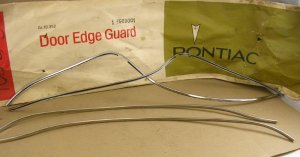 1971 Pontiac Tempest Lemans 4 dr NOS door edge guards