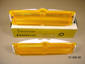 1973 Ponitac Fullsize NOS marker lamp lens pair