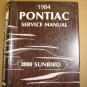 1984 Pontiac Sunbird 2000 Service Manual