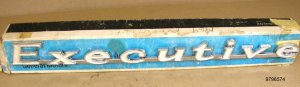 1969 Pontiac Executive NOS front fender emblem
