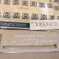 1973 1974 Bonneville Catalina heater face plate NOS
