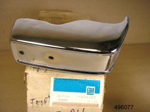 1974 75 Pontiac Lemans Tempest front bumper LH