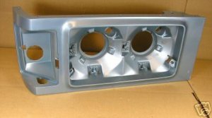 1975 Pontiac Catalina front end head lamp mounting