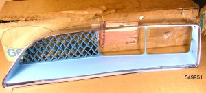 1978 Pontiac Firebird Espirit Left hand grille Blue