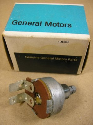 1964 Pontiac Fullsize windshield wiper switch NOS 2 spd