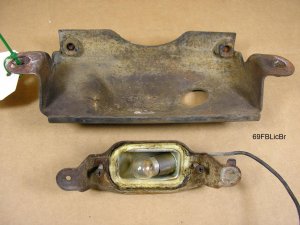 1969 Pontiac Firebird License plate bracket