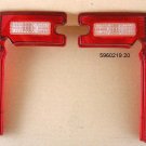 1968 Pontiac Grand Prix NOS inbaord tail lamp lens