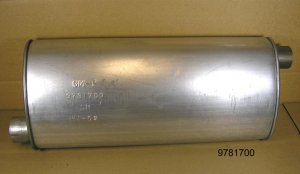 65 Pontiac Fullsize & Wagon dual exhaust NOS muffler