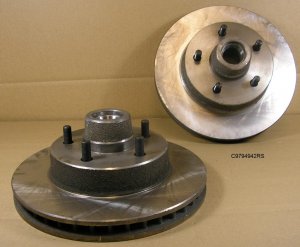1969 70 Pontiac Fullsize brake Rotor New pair