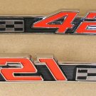 1964 65 Pontiac Catalina Star Chief 421 fender emblem