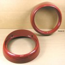 1957 Pontiac Chieftain head lamp bezel red