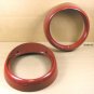 1957 Pontiac Chieftain head lamp bezel red