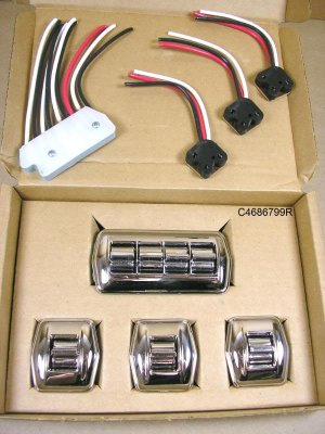 1955 57 Chevy New power window switch set