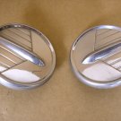 1954 Pontiac Chieftain rear quarter medallion pr