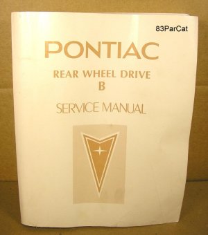 1983 Pontiac Parisienne Service Manual