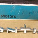 1971 Pontiac Catalina grill  name plate NOS