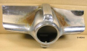 1951 52 Pontiac center grill