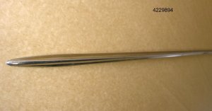 1967 Pontiac Executive 2 dr HT rr belt molding NOS