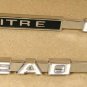 1968 69 Pontiac Firebird " OH Cam " hood emblem LH