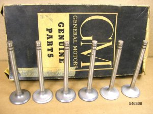 1966 67 Pontiac Firebird Tempest NOS Intake Valve set