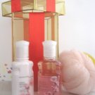 BATH & BODY WORKS 3 PC 4 OZ. CHERRY BLOSSOM TRAVEL BATH & BODY SET