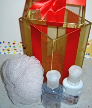 BATH & BODY WORKS 3 PC 4 OZ. MOONLIGHT PATH TRAVEL BATH & BODY SET