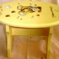 CHILD'S HAND PAINTED HUG YOUR TEDDY BEAR STOOL
