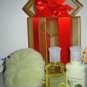 BATH & BODY WORKS 3 PC 4 OZ. COCONUT LIME VERBENA TRAVEL BATH & BODY SET
