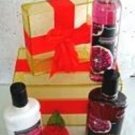 BATH & BODY WORKS MIDNIGHT POMEGRANTE 3 PC BATH SET